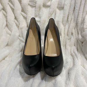 Black Jessica Simpson platform heels
